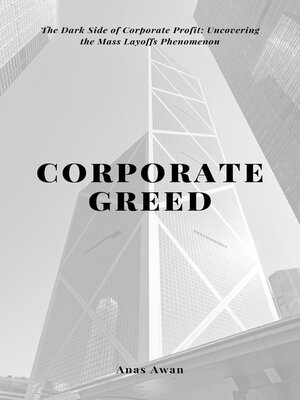 cover image of Corporate Greed